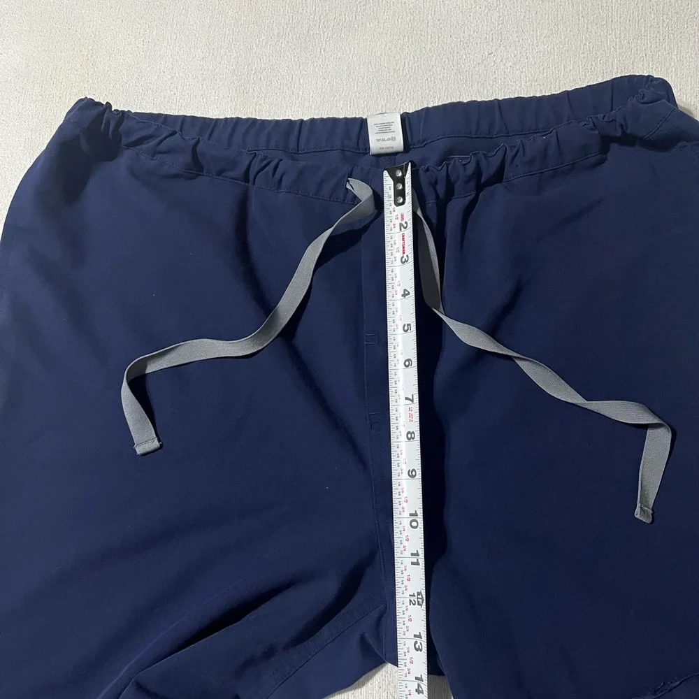 FIGS Mens XL Basic Scrub Pants 4 Pocket‎ Straight Blue